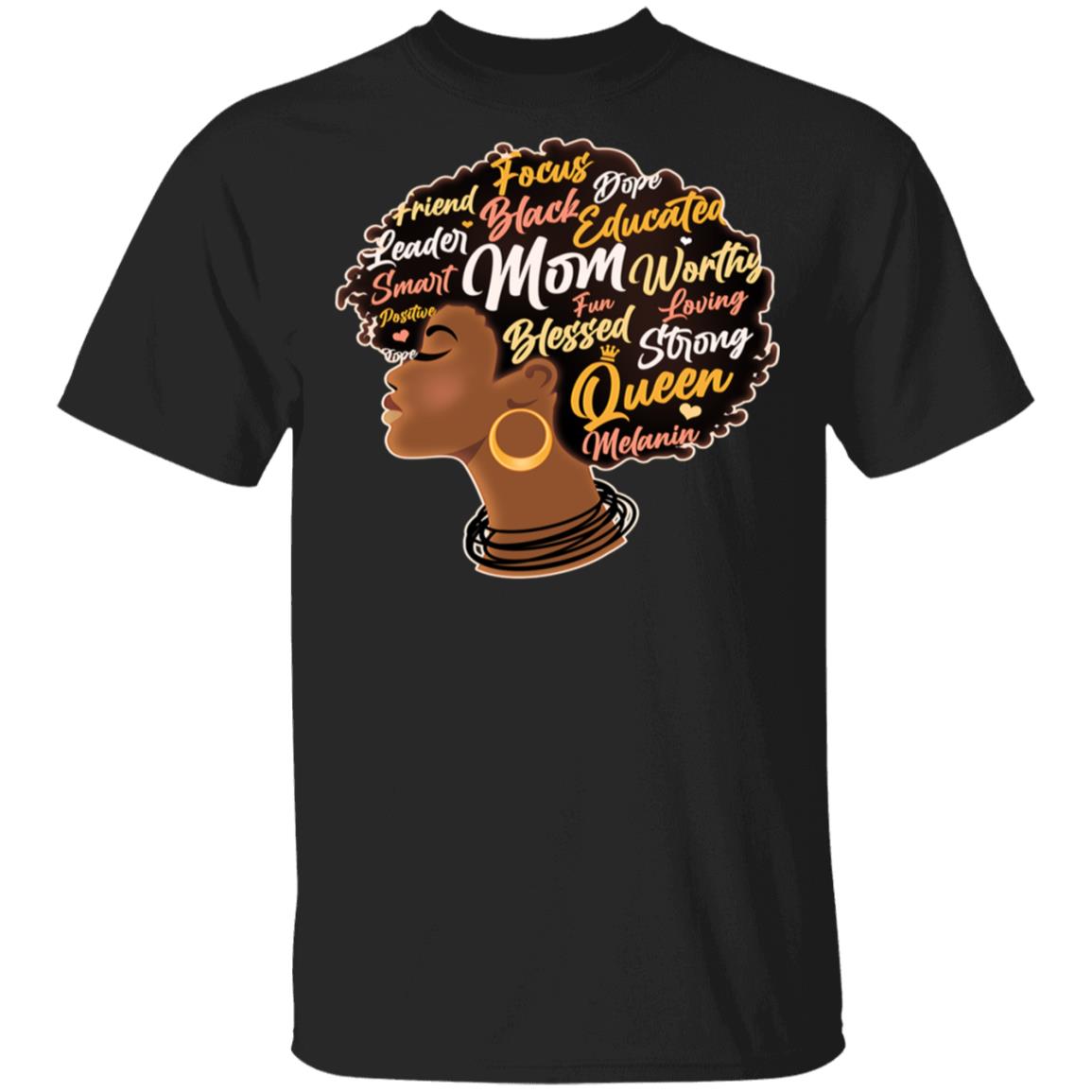 Happy Mothers Day African American Mom Queen Shirt