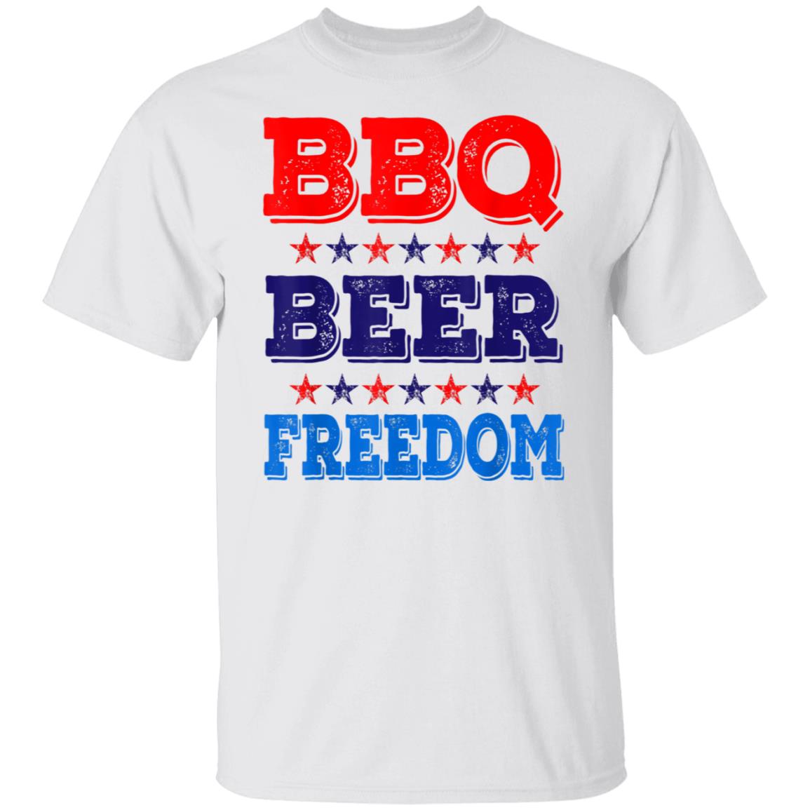 BBQ Beer Freedom America USA Party 4th of July Summer Gift Shirts