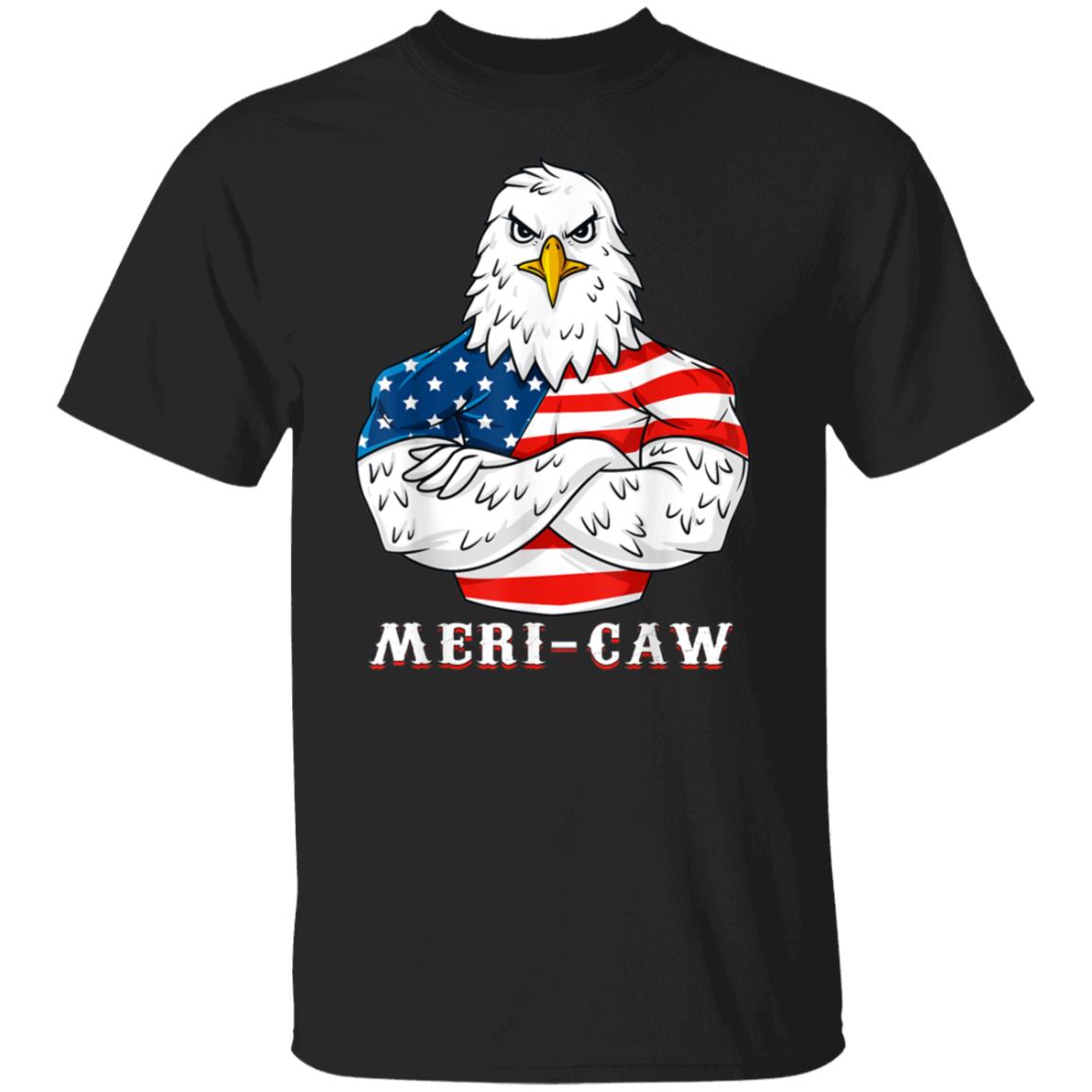 Eagle Mericaw 4th Of July Patriotic T-Shirt
