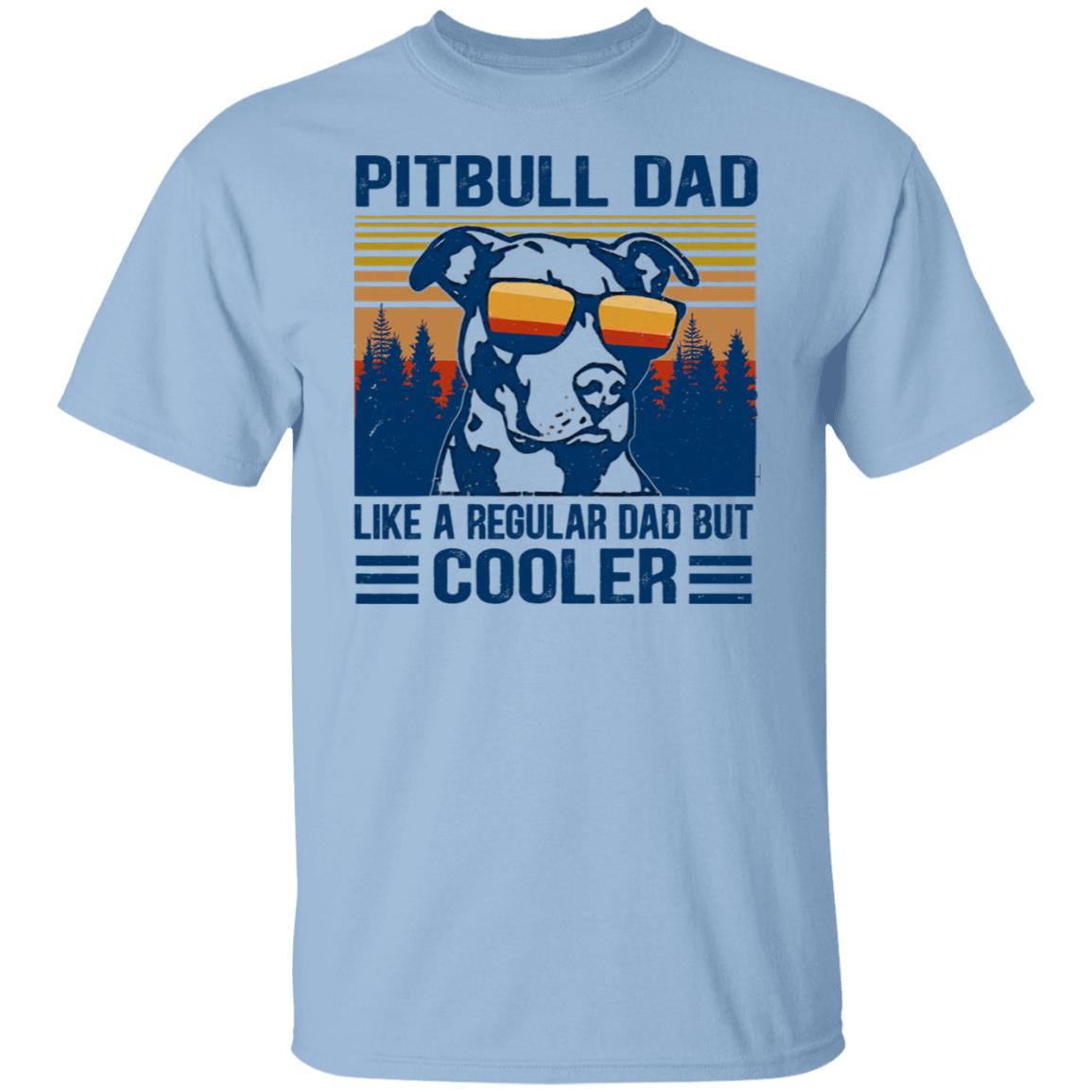 Vintage Pitbull Dad Like A Regular Dad But Cooler Shirt
