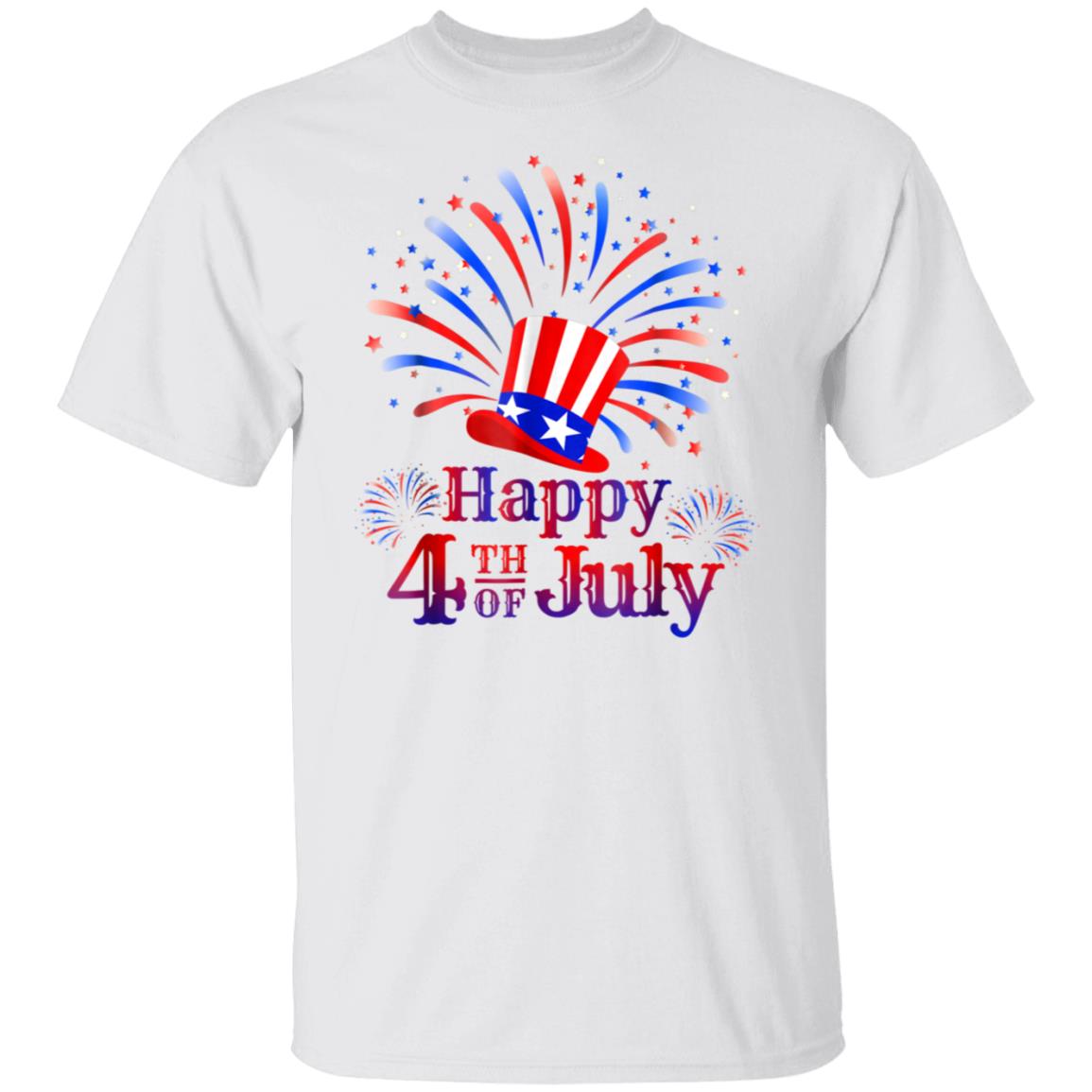 Happy 4th of July America T-shirt Celebrating Freedom