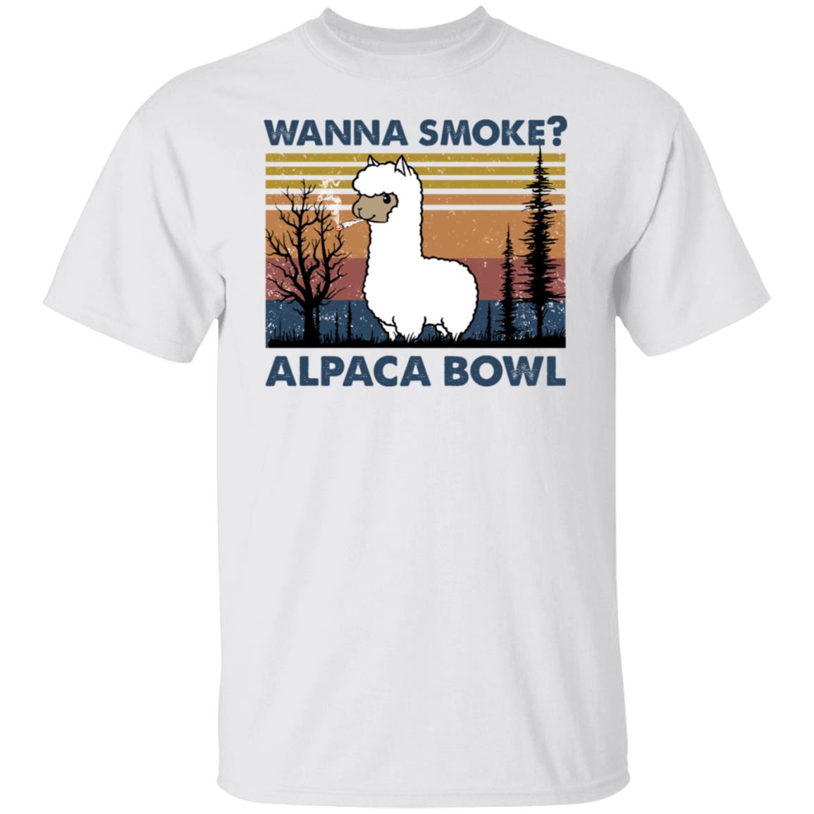 Wanna Smoke T-shirt Alpaca Bowl Shirt