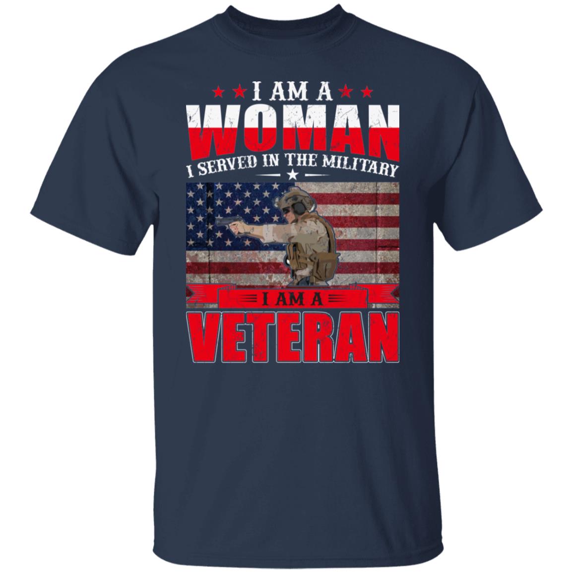 US Woman Veteran T-shirt I Served in The Military Shirt