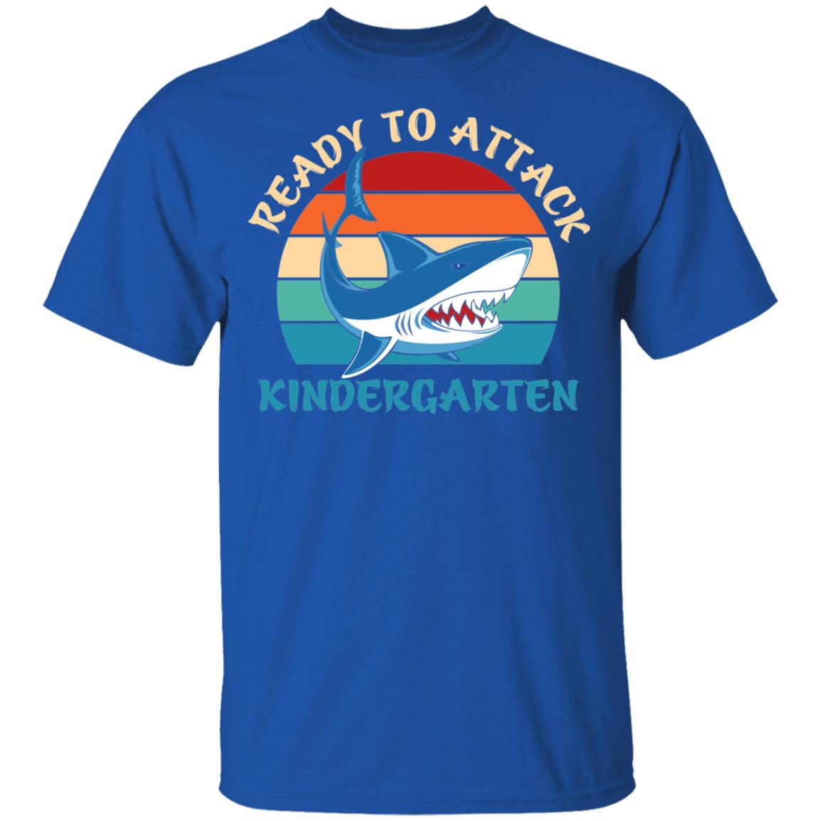 Ready To Attack Kindergarten Shark Back To School Shirt