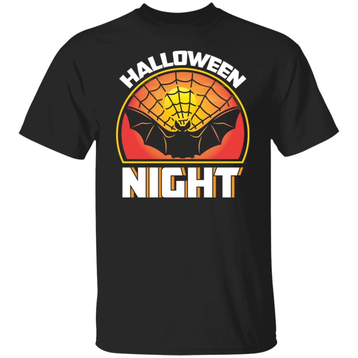 Halloween Night Bat T-shirt Halloween Shirt