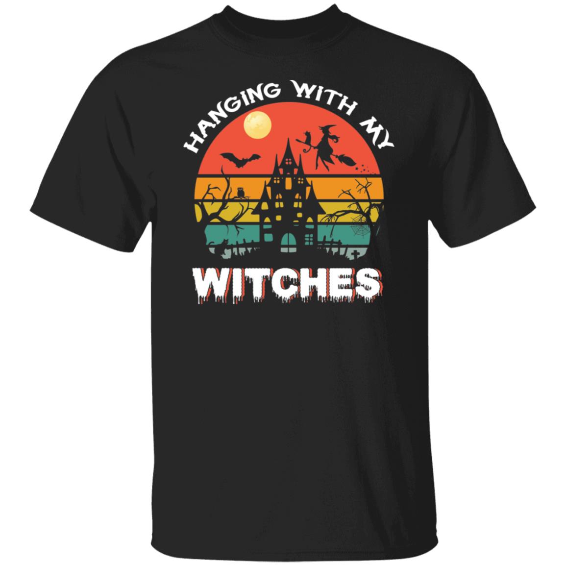 Hanging with My Witches Halloween Group Shirt