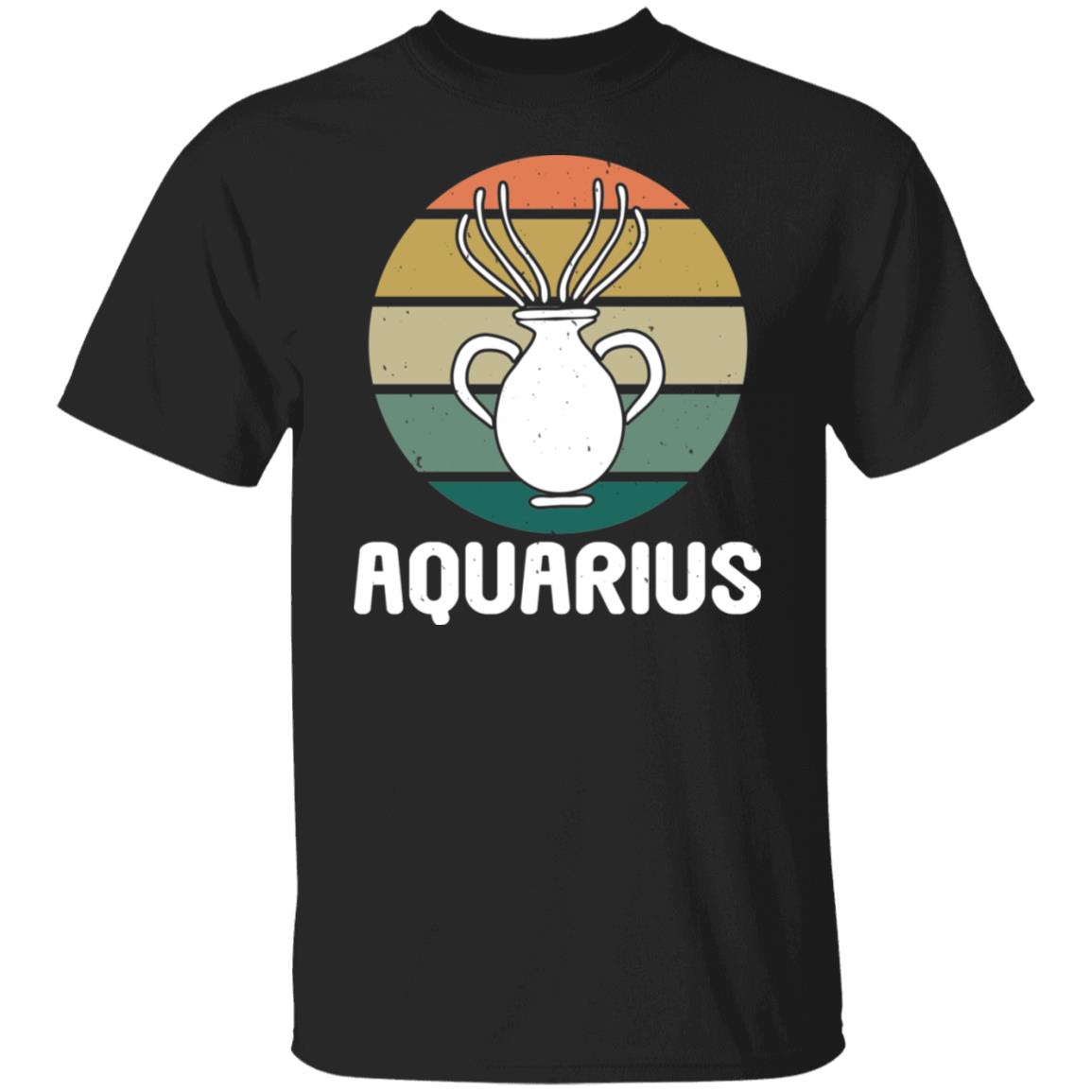 Aquarius Birthday Retro Gift Shirt