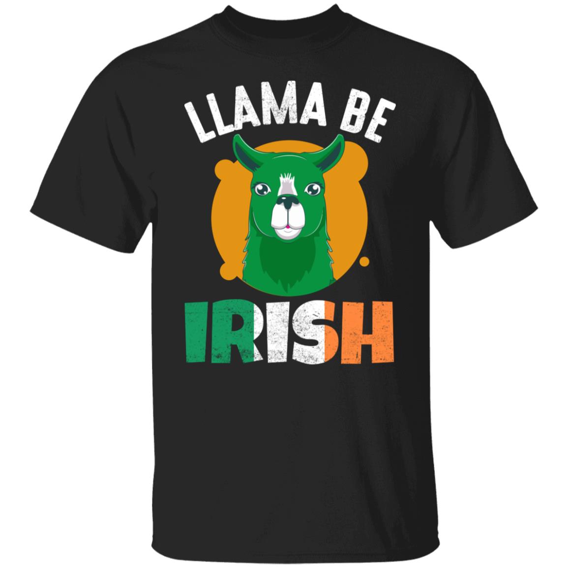 Llama Be Irish Funny St Patrick's Day Shirt