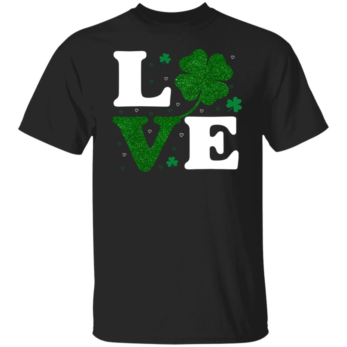 Four Leaf Clover Love St Patrick's Day Shirt