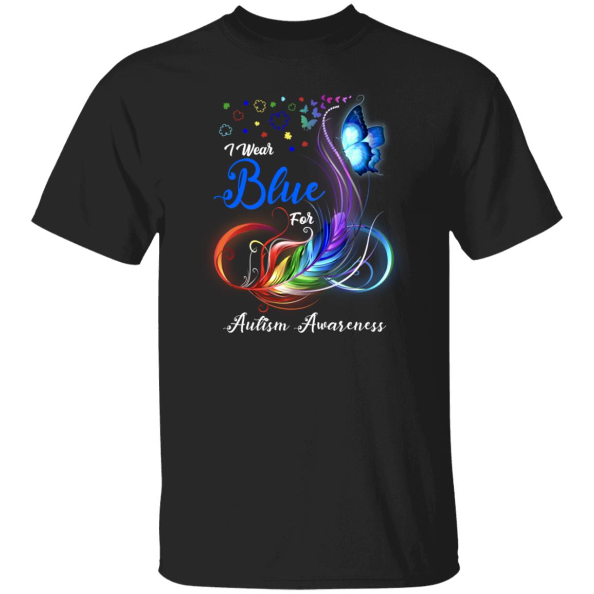 I Wear Blue for Autism Awareness Gift Shirt