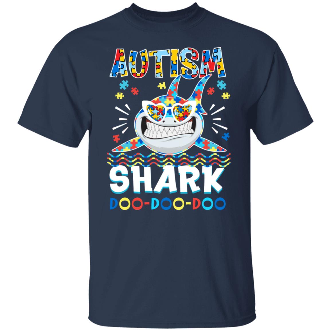 Autism Shark Doo Doo Doo Funny Shirt