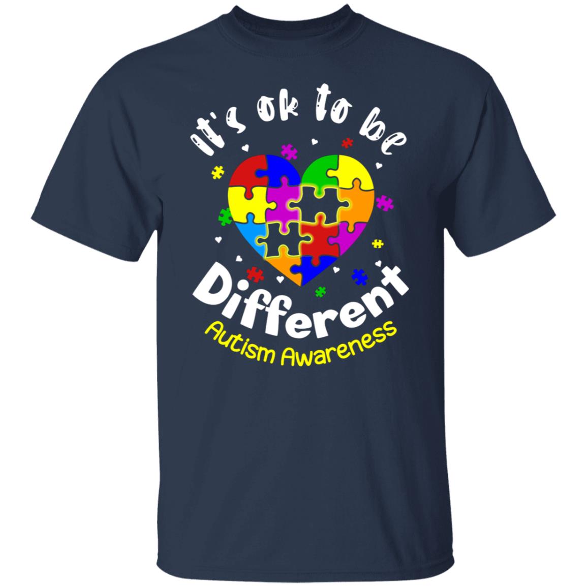 Autism Awareness Day Tee It's Ok to be Different Gift Shirt