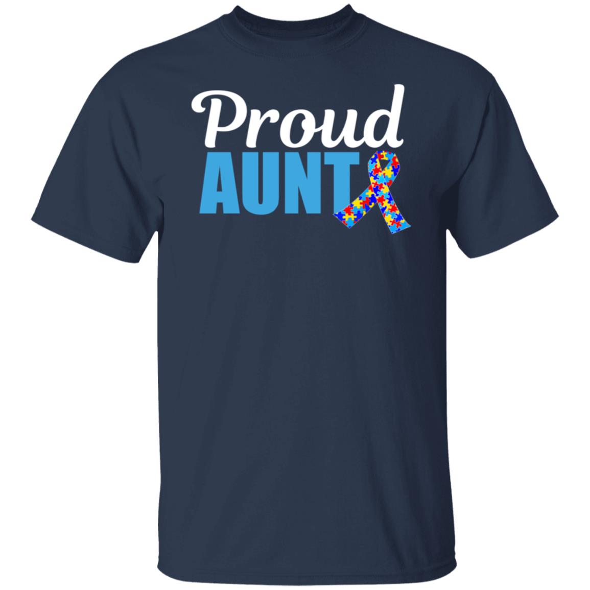 Proud Autism Aunt Gift T-Shirt