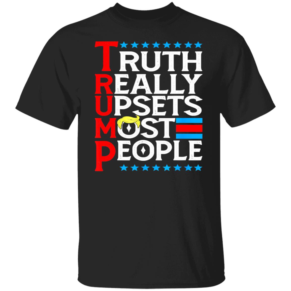 Truth Really Upsets Most People Vintage Flag Shirt