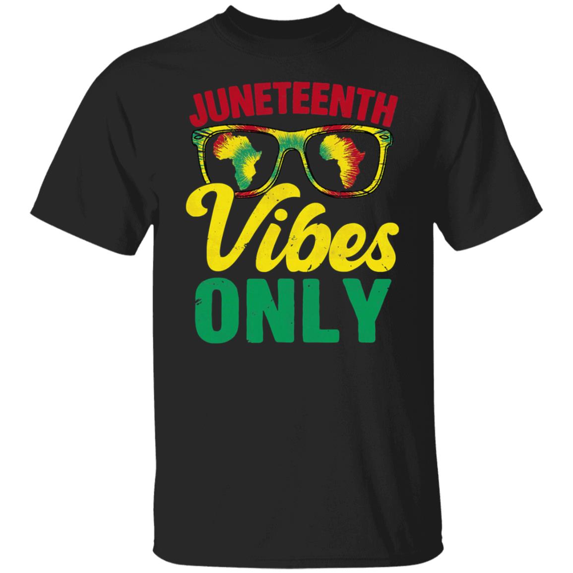 Juneteenth Vibes Only Independence Day Black Pride Queen Gift Shirt