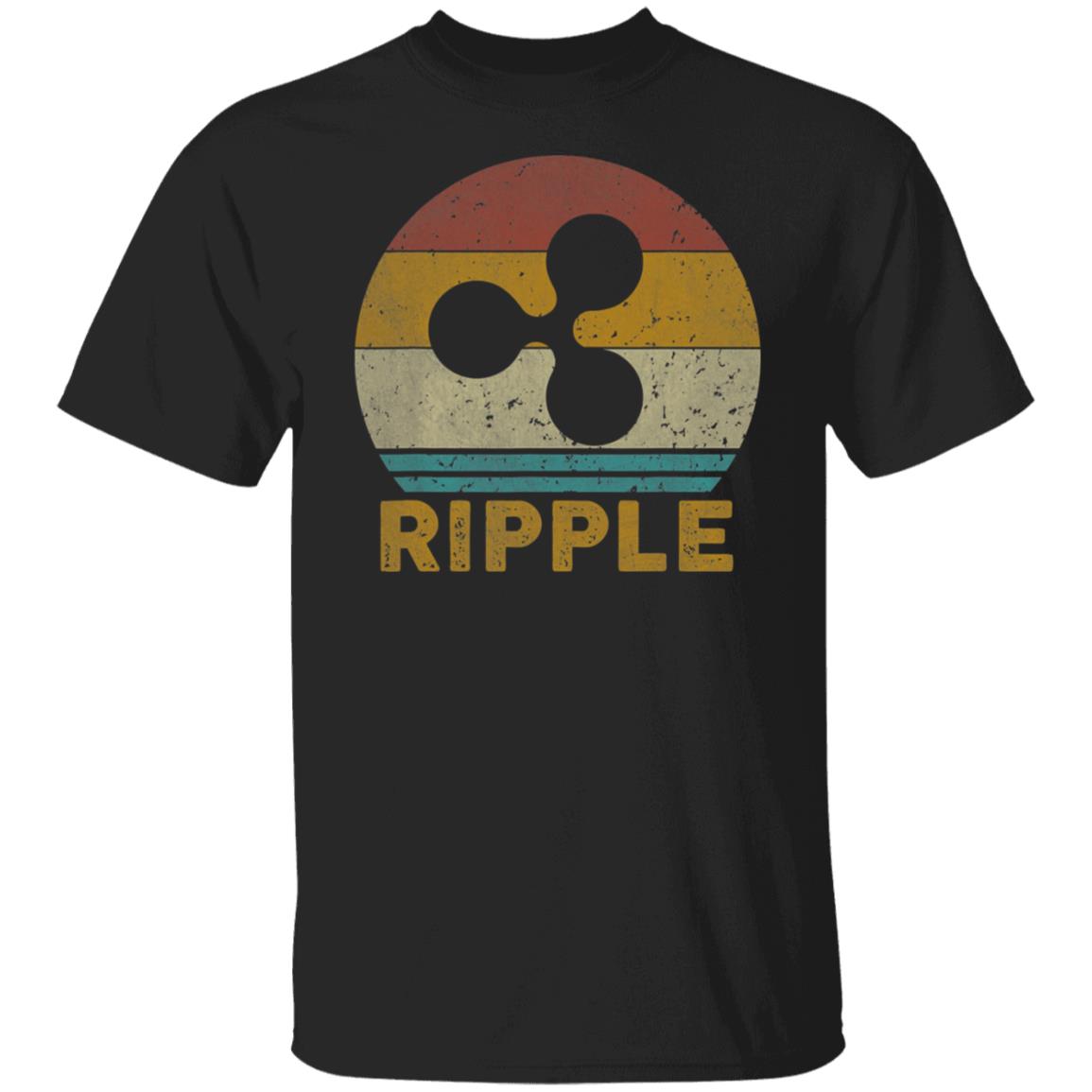 Vintage Ripple XRP Crypto Ripple T-Shirt