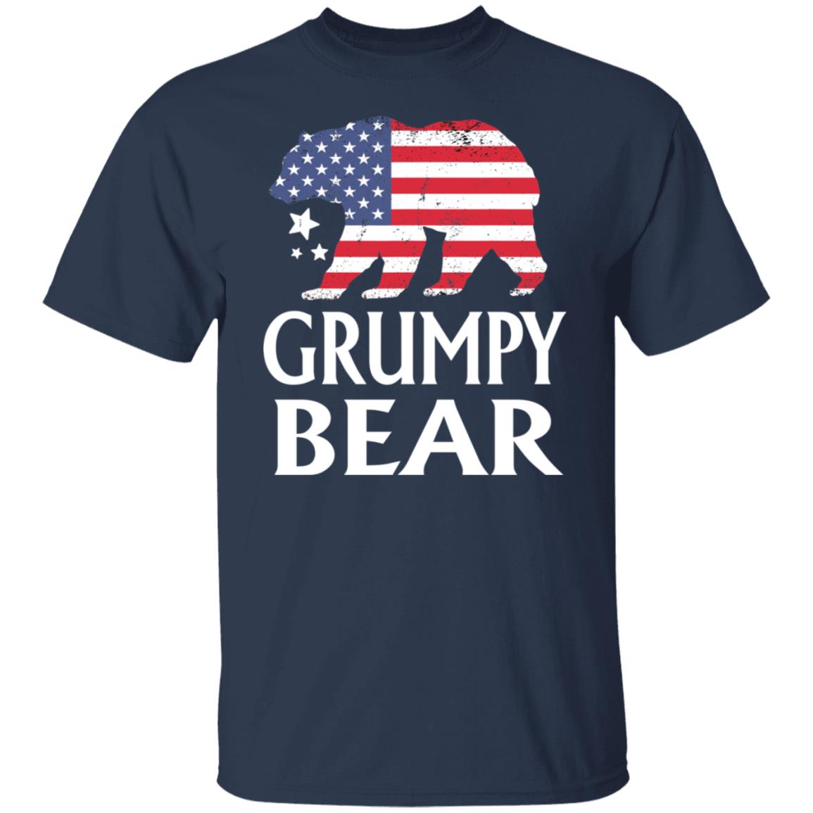 Grumpy Bear Patriotic Flag 4th Of July Shirt