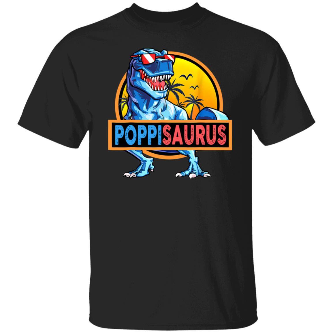 Poppisaurus Funny T Rex Dinosaur Poppi saurus Family T-Shirt