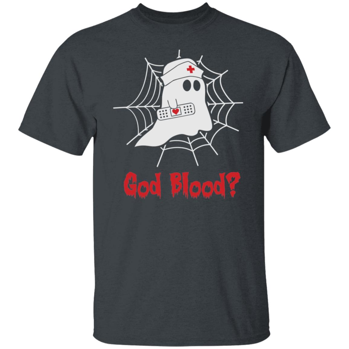 Halloween Nurse God Blood Funny Shirt