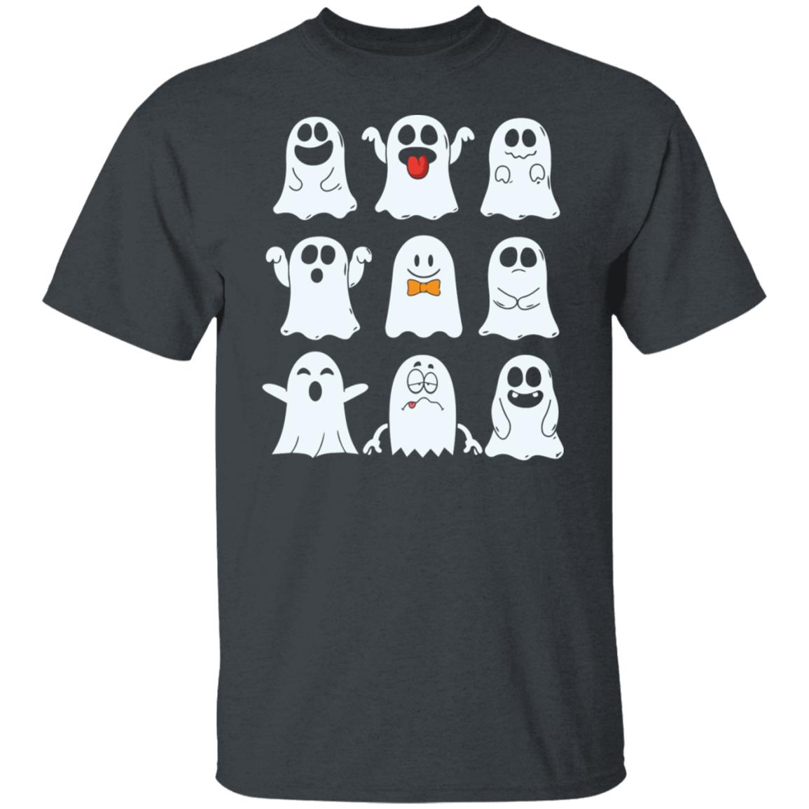 Cute Ghost Expression Halloween Boo Shirt