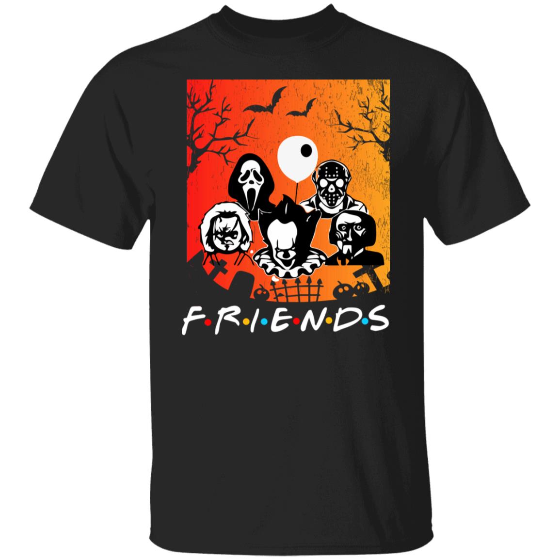 Friends Horror Characters Halloween Shirt