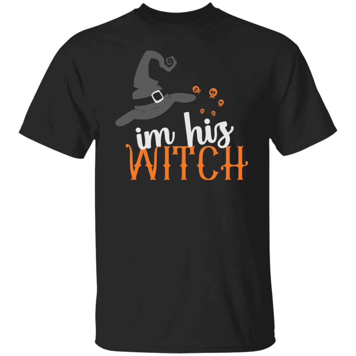 I'm His Witch Couple Matching Halloween Shirt
