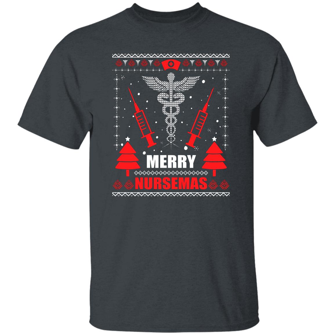 Merry Nursemas Funny Ugly Christmas Gift Shirt
