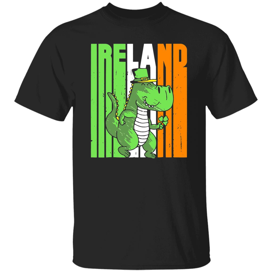 Ireland Dinosaur T-Rex Irish Leprechaun St Patricks Day Gift Shirt