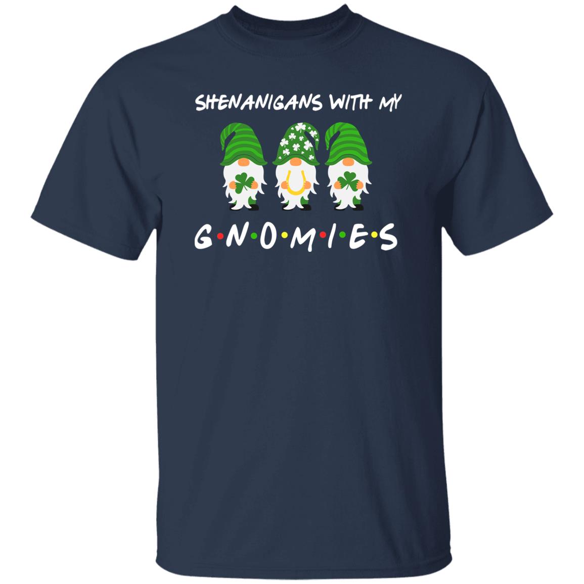 Shenanigans With My Gnomies St Patrick's Day Gnome Shamrock Shirt