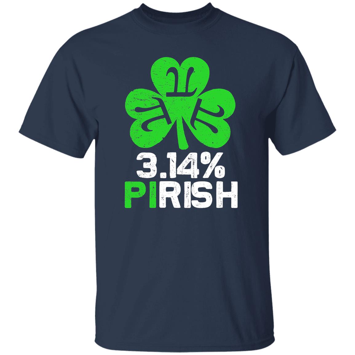 3 14 PIrish Funny Love Math St. Patricks Math Geek Pi Day Shirt