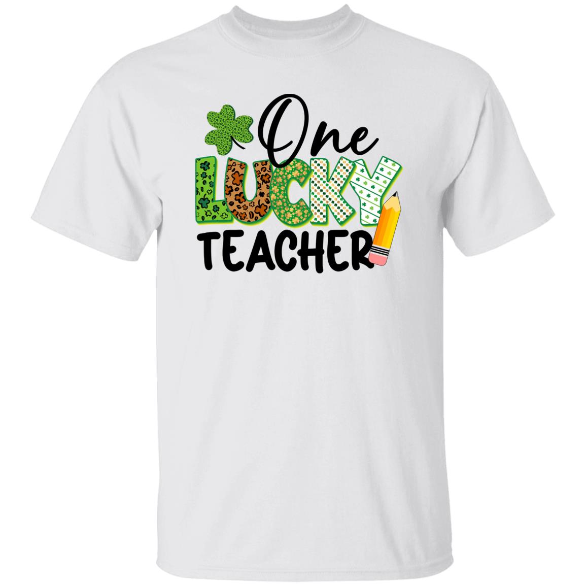 One Lucky Teacher St Patricks Day Gift Shirt
