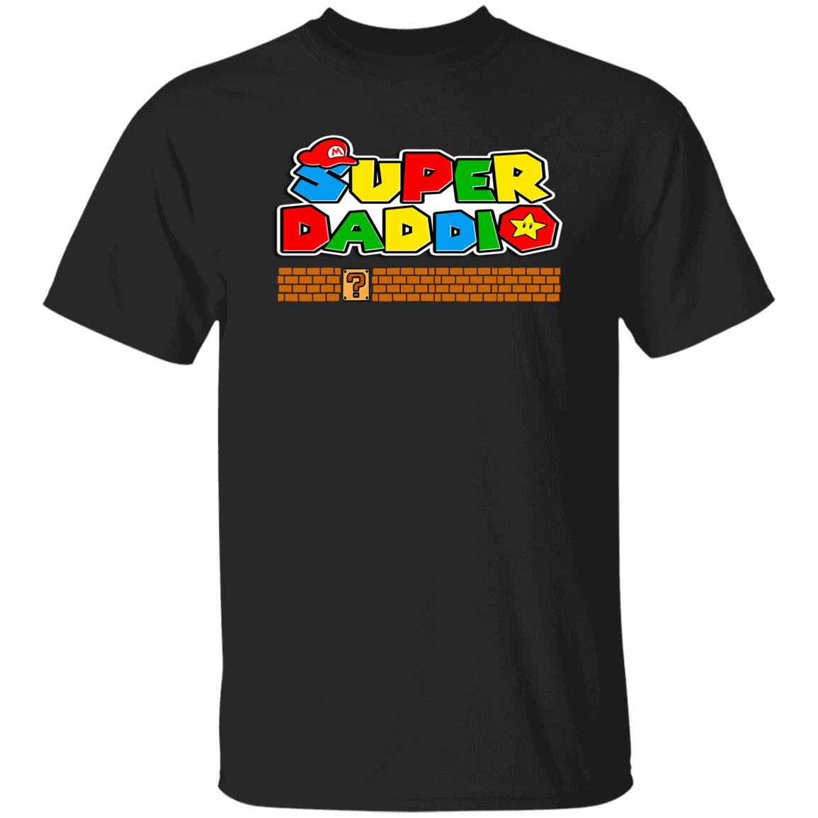 Super Daddio Shirt Funny Gift for Video Gamer Dad