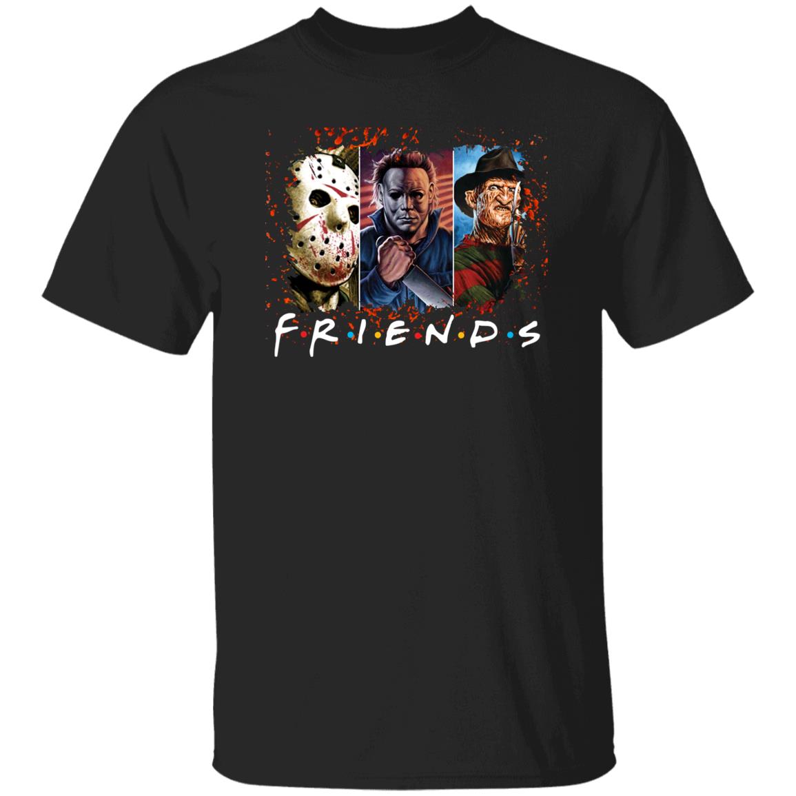 Friends Horror Movie Characters Gift Shirt