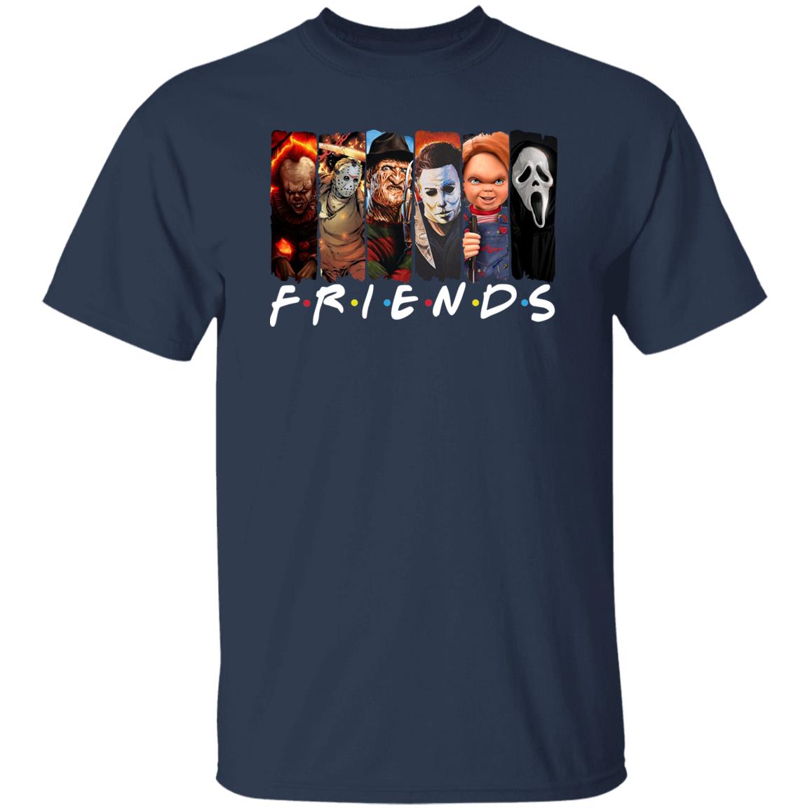 Friends Horror Characters Movie Shirt