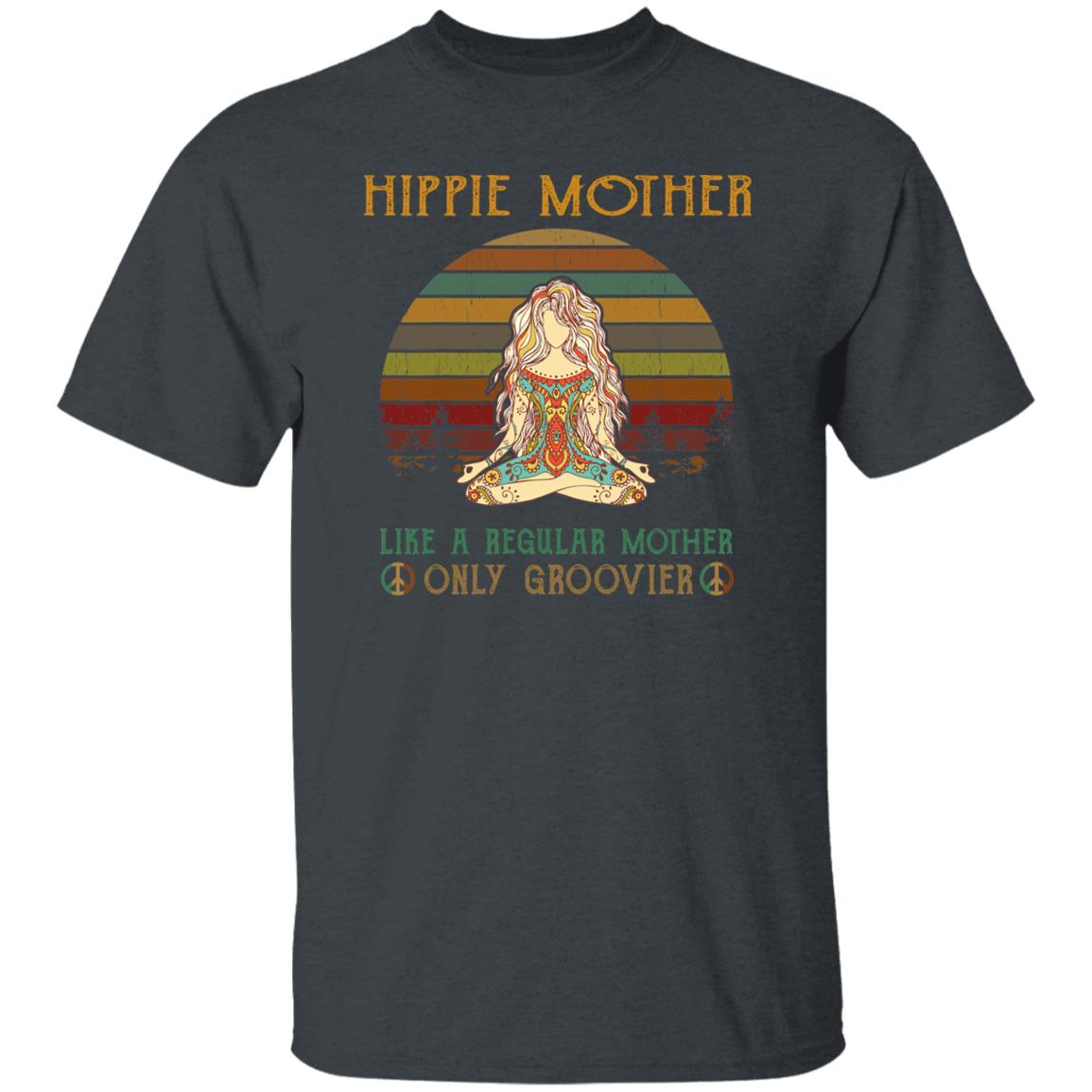 Hippie Mom Like A Regular Mom Vintage Groovey Shirt