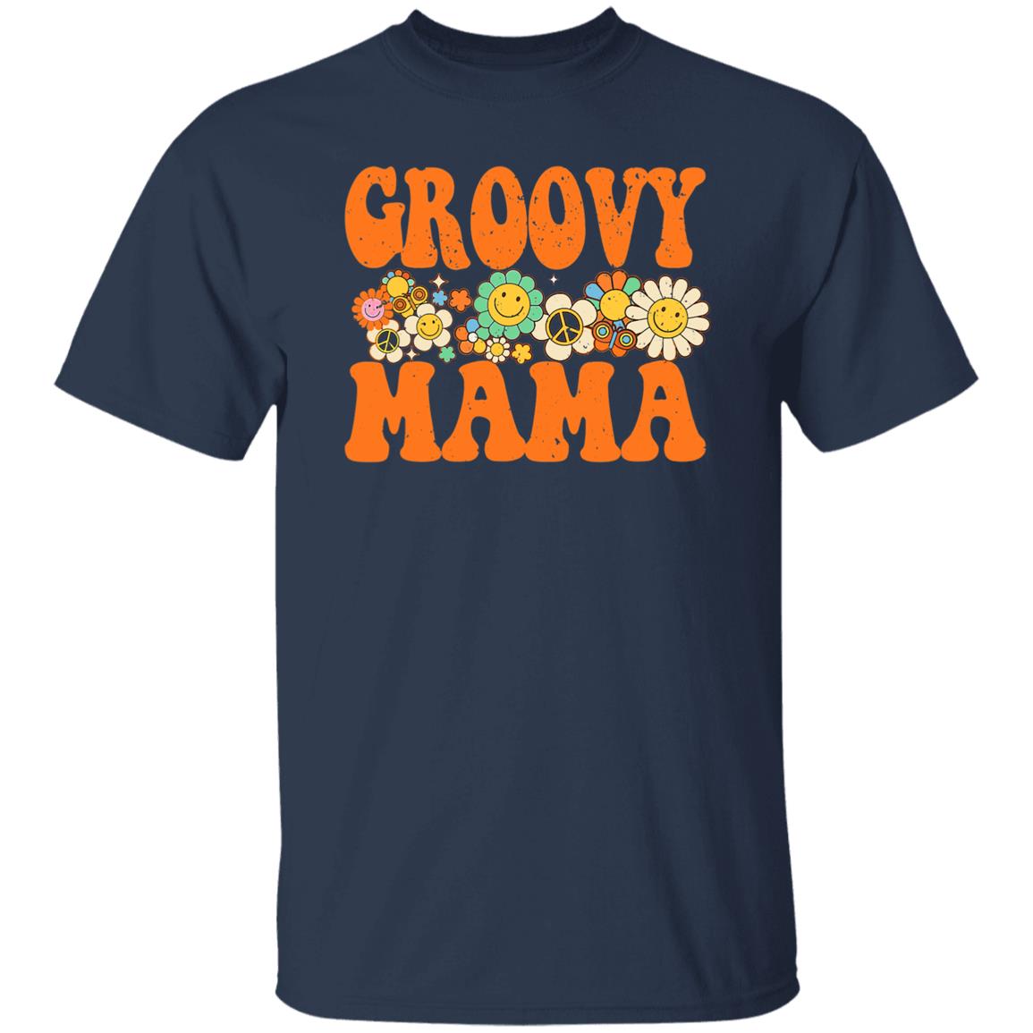 Groovy Mama Hippie Retro Daisy Flower Shirt