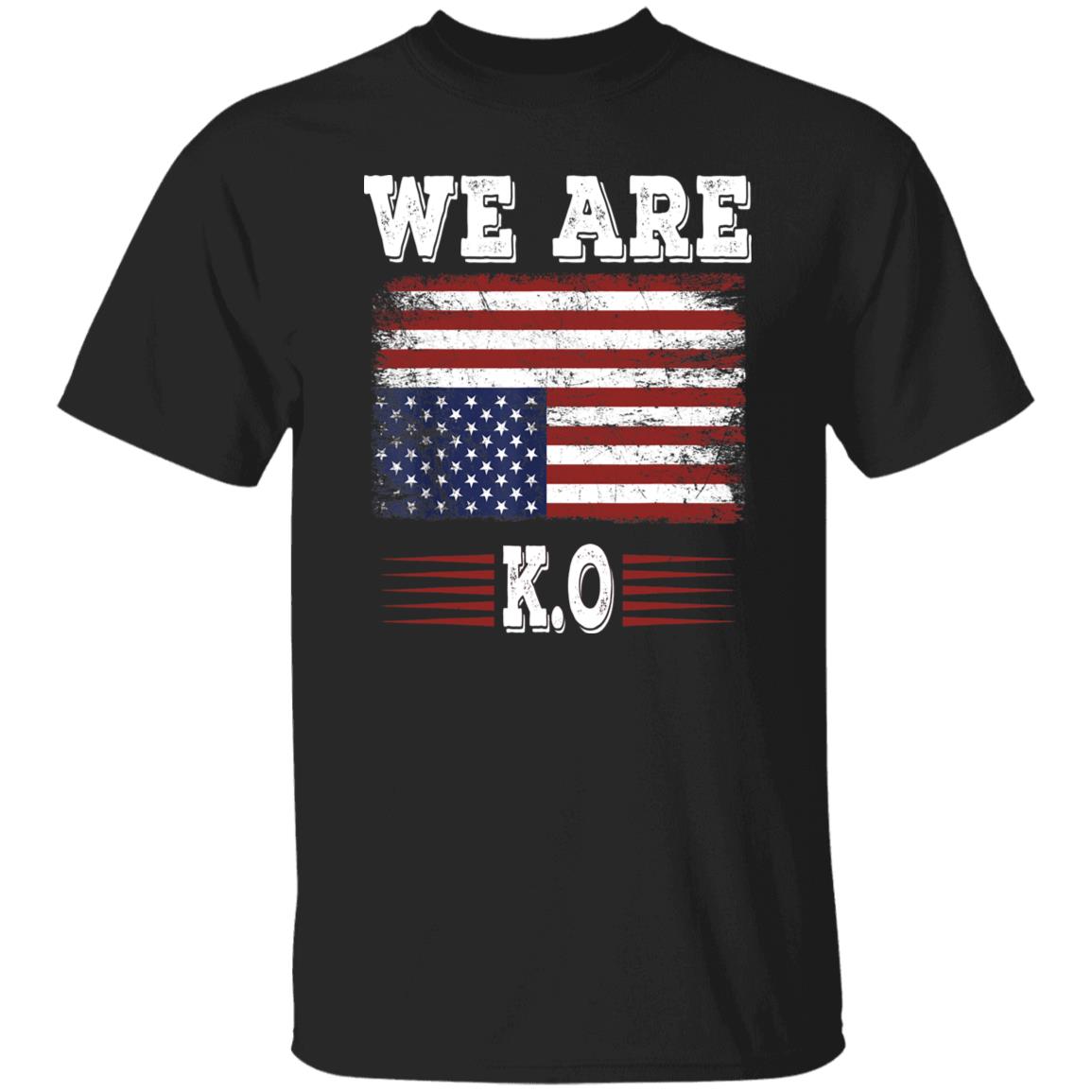 Funny We Are Not Ok America USA Flag Shirt