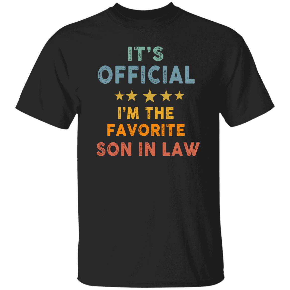 Official Favorite Son in Law Funny Gift Shirt