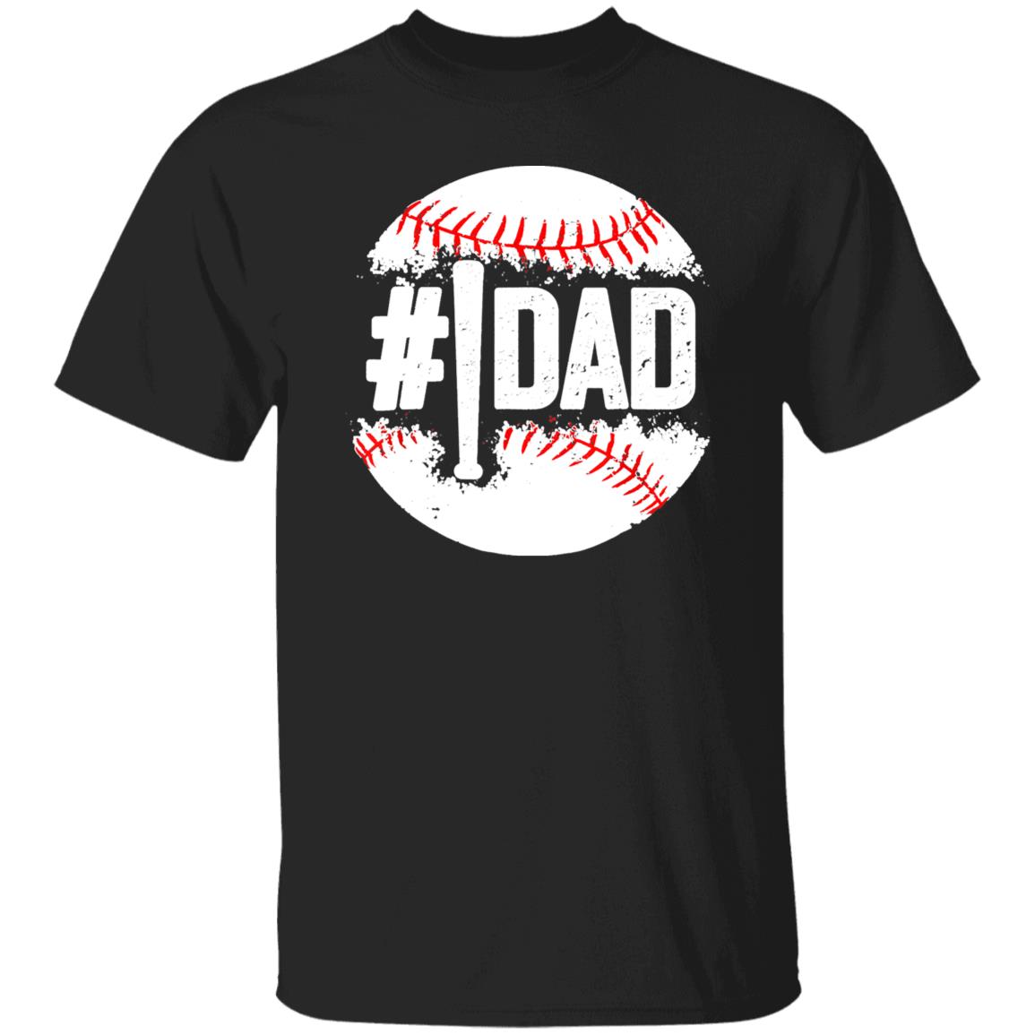 Baseball Number One Daddy Son Baseball Tshirt