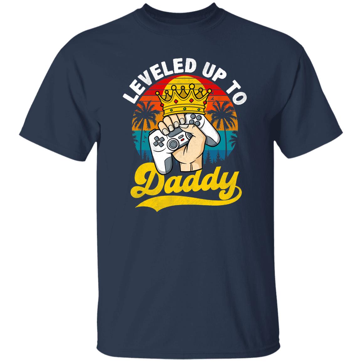 I Leveled Up To Daddy Tee Soon To Be Dad Father's Day Gift