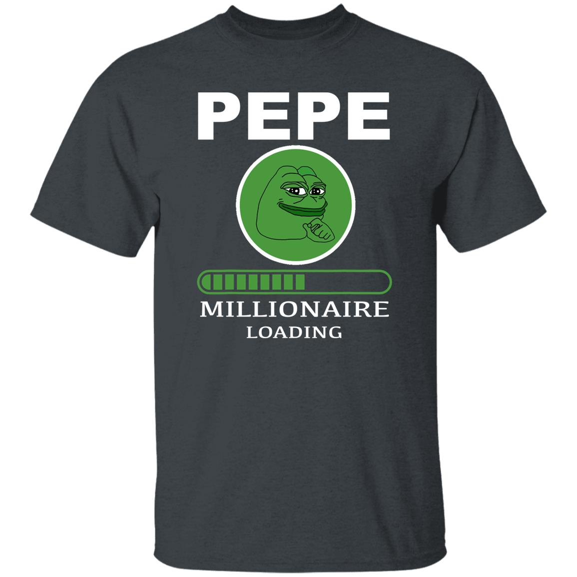 Pepe Millionaire Loading Crypto Meme Shirt