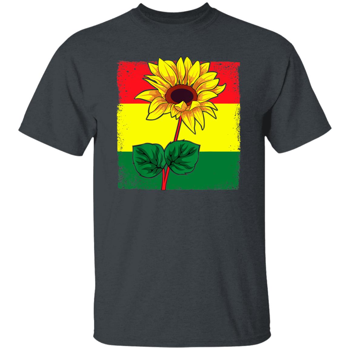 Sunflower Juneteenth Melanin Pride Flag African American Shirt