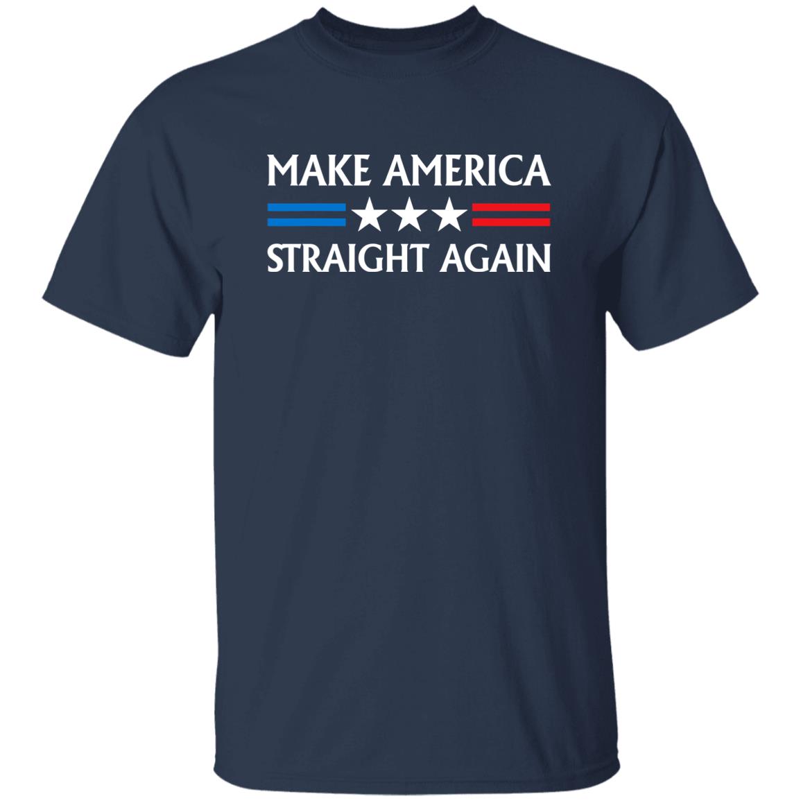 Make America Straight Again American Flag Shirt