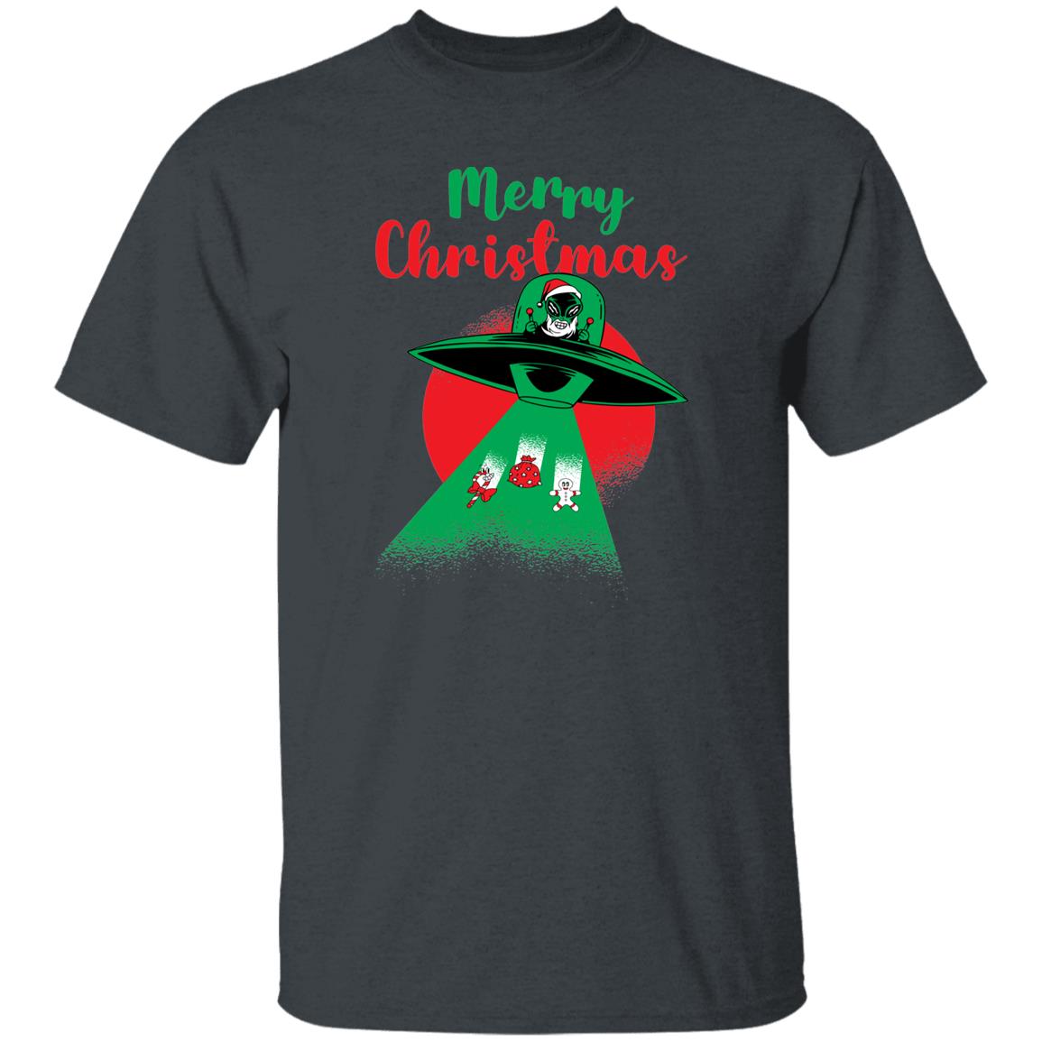 UFO Funny Christmas Allien Gift Shirt