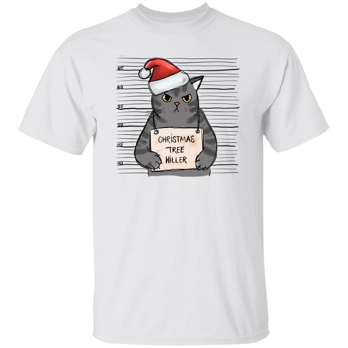 Christmas Tree Killer Funny Christmas Cat Lover Gift