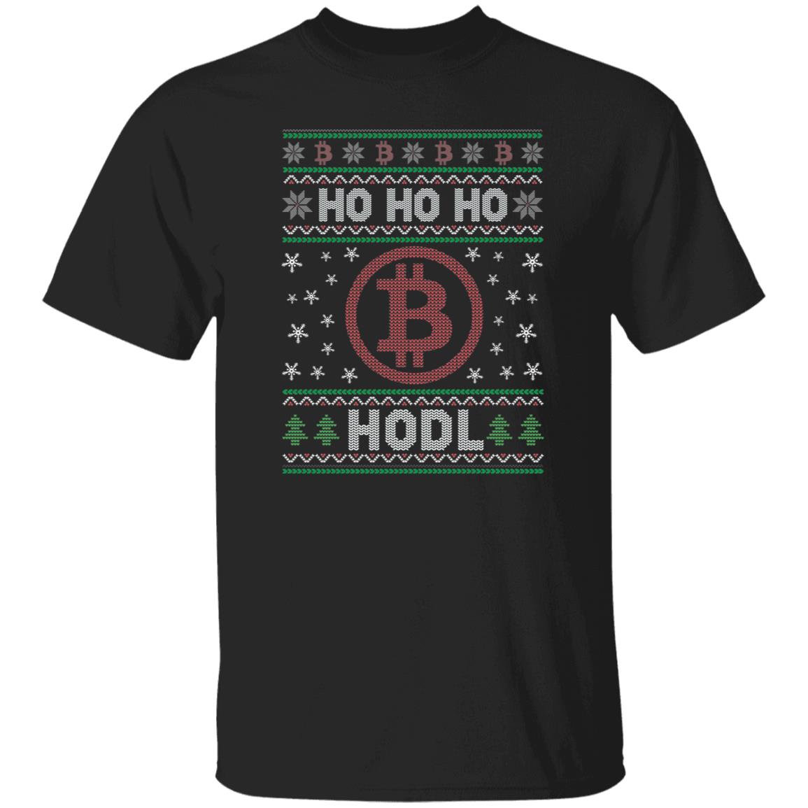 Ho Ho Ho HODL BTC Bitcoin Crypto Shirt, Crypto Ugly Christmas Shirt