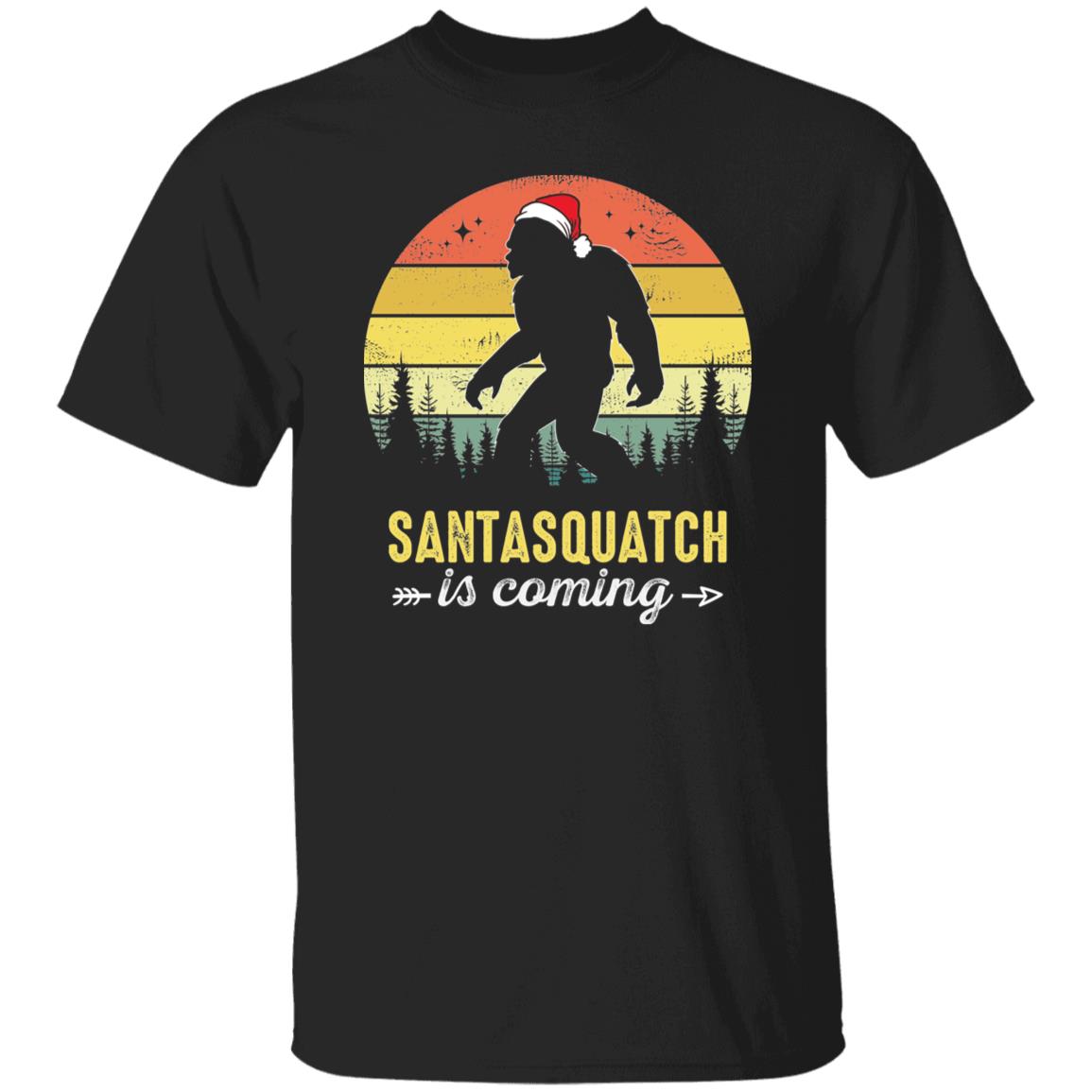 Bigfoot Santasquatch is Coming Shirt, Bigfoot Christmas Shirt