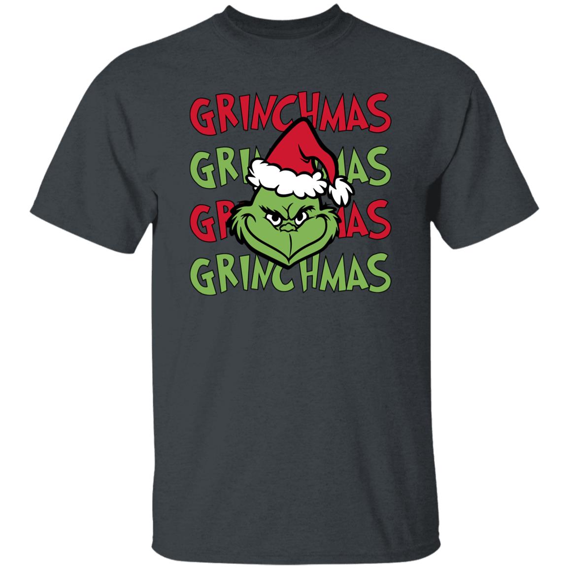 Grinch Face Funny Grinchmas Tee Christmas Shirt