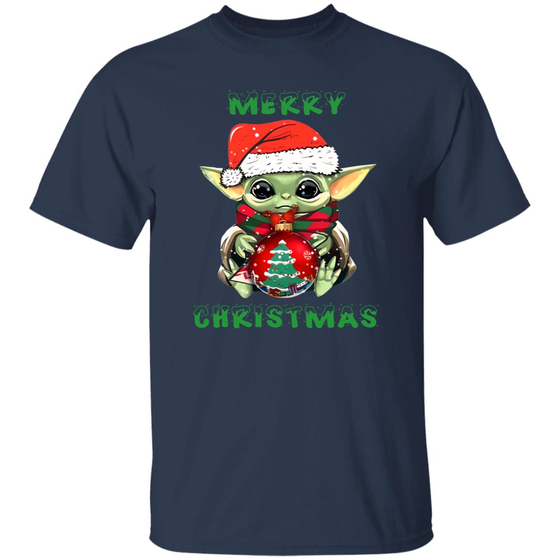 Merry Christmas Baby Yoda Gift Shirt