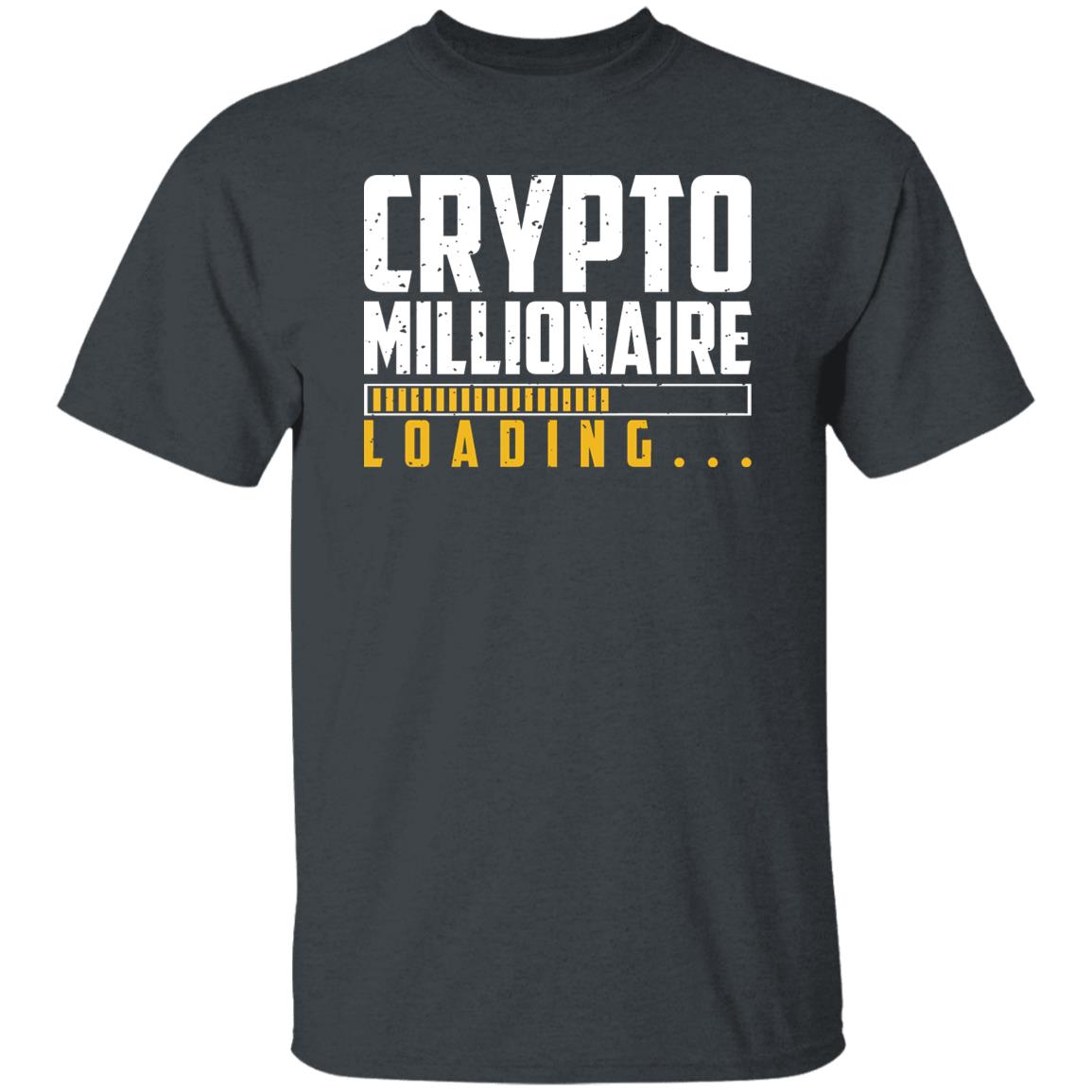 Crypto Millionaire Loading Funny Holder Tee Shirt